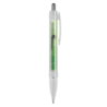 Stylo bannière personnalisable avec grip en caoutchouc - 1000 pcs minimum Stylo bannière personnalisable avec grip en caoutchouc - 1000 pcs minimum