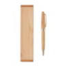 Stylo bille personnalisable en bambou dans son coffret en bambou - ETNA Stylo bille personnalisable en bambou dans son coffret en bambou - ETNA