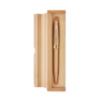 Stylo bille personnalisable en bambou dans son coffret en bambou - ETNA Stylo bille personnalisable en bambou dans son coffret en bambou - ETNA