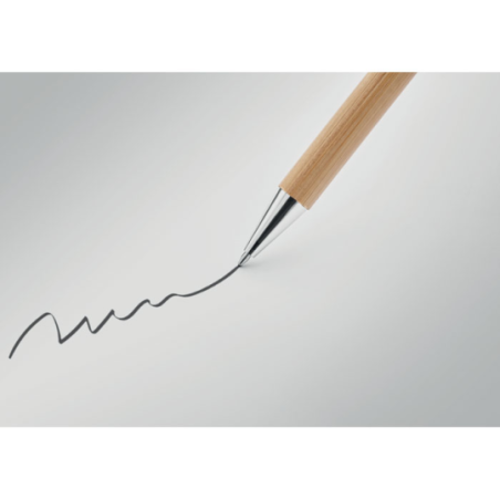 Stylo bille personnalisable avec mécanisme twist en bambou - NAIRA