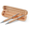 Parure personnalisable avec stylo et porte-mine dans un coffret en bois Parure personnalisable avec stylo et porte-mine dans un coffret en bois