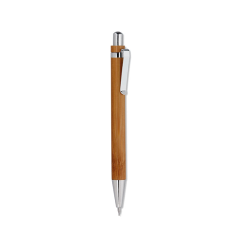 Coffret publicitaire avec un stylo et crayon en bambou - BAMBOOSET