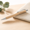 Stylo en bois de hêtre personnalisé - Natural