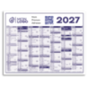 Calendrier bancaire sous-mains personnalisé - 55 x 40,5 cm - Chronos Calendrier bancaire sous-mains personnalisé - 55 x 40,5 cm - Chronos