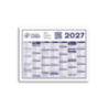 Calendrier bancaire personnalisé - 27 x 21 cm - Chronos Calendrier bancaire personnalisé - 27 x 21 cm - Chronos