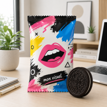 Biscuit Oréo en sachet publicitaire