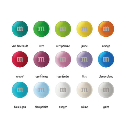 M&M's personnalisés en sachet de 40g transparent