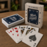 Jeu de cartes personnalisable Belotte Dès 1 pièce 33 cartes - Imprimé en France Jeu de cartes personnalisable Belotte Dès 1 pièce 33 cartes - Imprimé en France