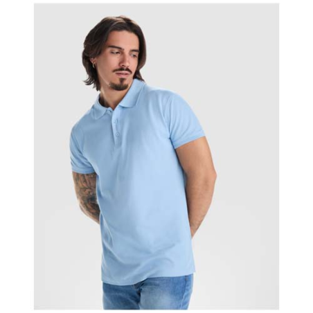 Polo publicitaire Star en coton piqué 200g/m² pour homme - S à 3XL