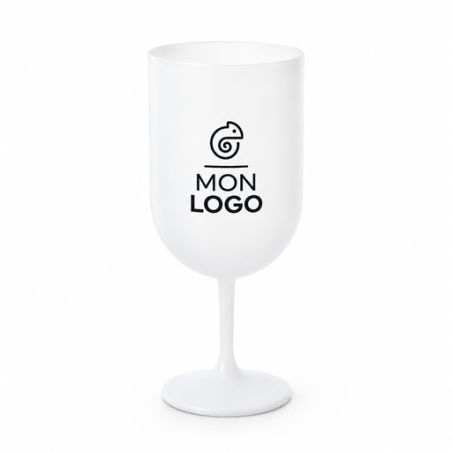 Verre à vin personnalisé 18cl en Tritan Réutilisable Fabrication Française