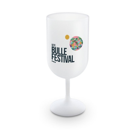 Verre à vin personnalisé Fiesta Made In France Réutilisable 18 cl