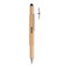 Stylo stylet personnalisé en bambou avec niveau à bulle, règle et embouts de tournevis - TOOLBAM Stylo stylet personnalisé en bambou avec niveau à bulle, règle et embouts de tournevis - TOOLBAM