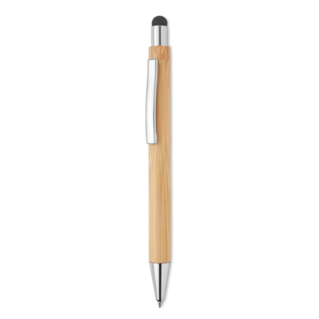 Stylo stylet personnalisable en bambou - BAYBA