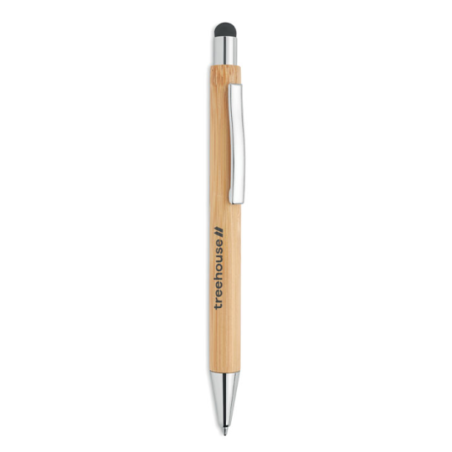 Stylo stylet personnalisable en bambou - BAYBA