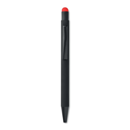 Stylo stylet personnalisé en aluminium - encre bleue - NEGRITO