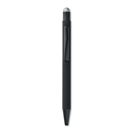 Stylo stylet personnalisé en aluminium - encre bleue - NEGRITO