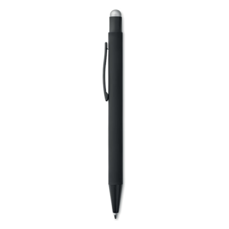 Stylo stylet personnalisé en aluminium - encre bleue - NEGRITO