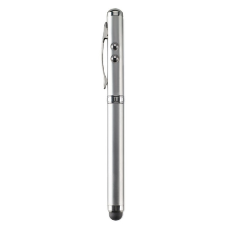 Stylo stylet personnalisé en métal avec pointeur laser - encre noire - TRIOLUX