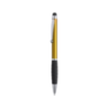 Stylo stylet publicitaire en métal avec grip - Sagur Stylo stylet publicitaire en métal avec grip - Sagur