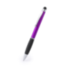 Stylo stylet publicitaire en métal avec grip - Sagur Stylo stylet publicitaire en métal avec grip - Sagur
