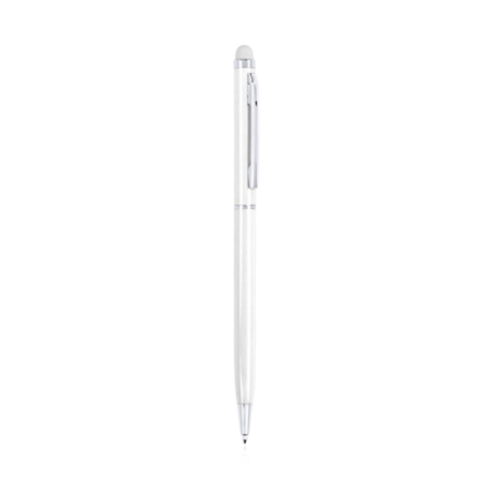 Stylo stylet personnalisable en aluminium - encre bleue - Byzar