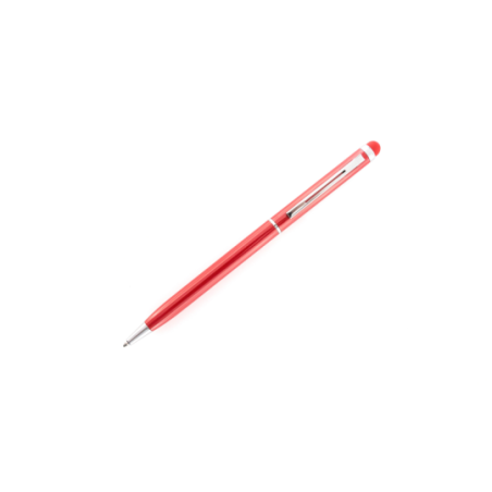 Stylo stylet personnalisable en aluminium - encre bleue - Byzar