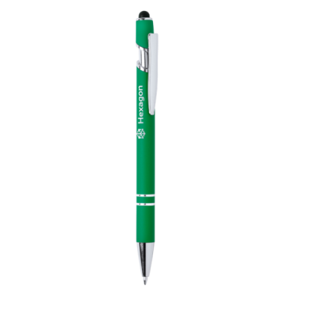 Stylo stylet publicitaire en aluminium pour gravure - encre bleue - Lekor