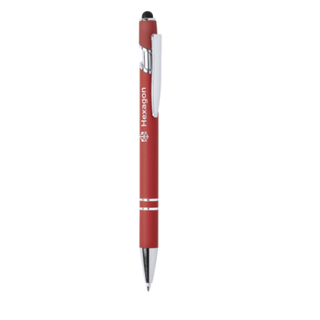 Stylo stylet publicitaire en aluminium pour gravure - encre bleue - Lekor