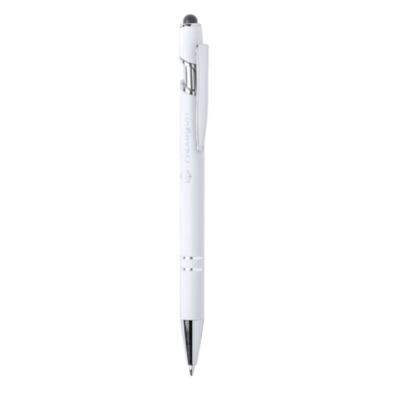 Stylo stylet publicitaire en aluminium pour gravure - encre bleue - Lekor