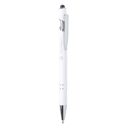 Stylo stylet publicitaire en aluminium pour gravure - encre bleue - Lekor