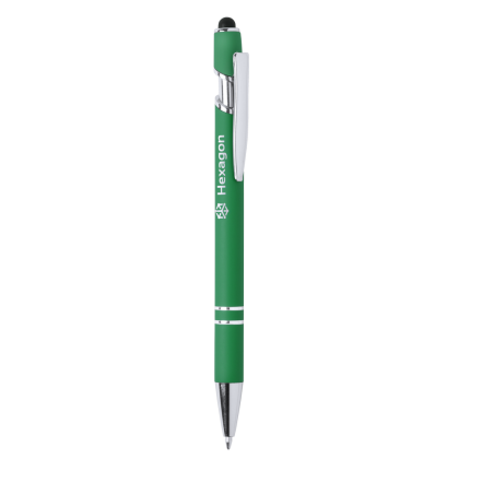 Stylo stylet publicitaire en aluminium pour gravure - encre bleue - Lekor
