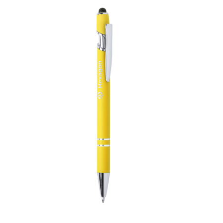Stylo stylet publicitaire en aluminium pour gravure - encre bleue - Lekor