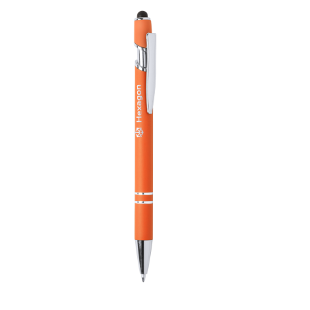 Stylo stylet publicitaire en aluminium pour gravure - encre bleue - Lekor