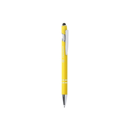 Stylo stylet publicitaire en aluminium pour gravure - encre bleue - Lekor