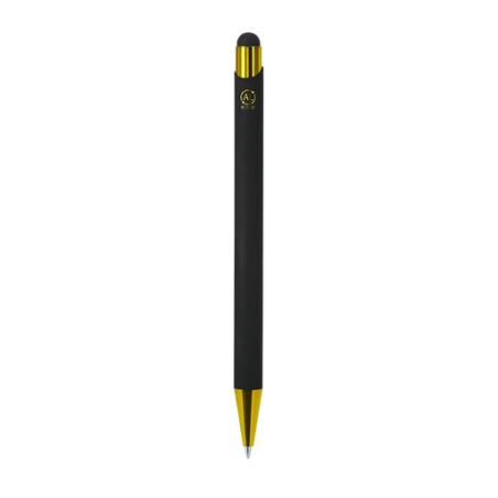 Stylo stylet personnalisé en aluminium recyclé pour gravure miroir - encre bleue - Pilgrim