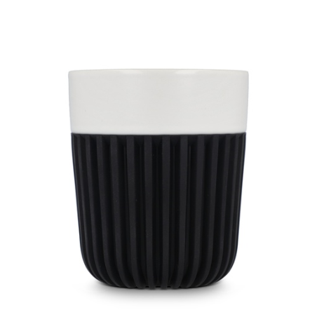Tasse personnalisable en porcelaine fine premium avec manchon en silicone 280 ml - Oslo