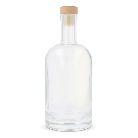 Bouteille d'eau personnalisable 1L avec bouchon en bois FSC