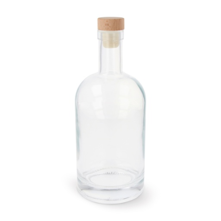 Bouteille d'eau personnalisable 500ML avec bouchon en bois FSC