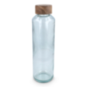 Bouteille en verre recyclé personnalisable 650ml avec bouchon en bois - Made in Europe - ReuuZ Bouteille en verre recyclé personnalisable 650ml avec bouchon en bois - Made in Europe - ReuuZ