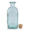 Bouteille en verre recyclé personnalisable avec bouchon en liège 1L - Made in europe - Square Reuuz Bouteille en verre recyclé personnalisable avec bouchon en liège 1L - Made in europe - Square Reuuz