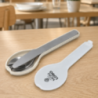 Set de couverts personnalisable et réutilisable en acier inoxydable - Go Set de couverts personnalisable et réutilisable en acier inoxydable - Go