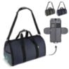 Sac personnalisable de voyage et d'affaire avec housse de vêtement et pochette de chaussure intégrés en PU 210D