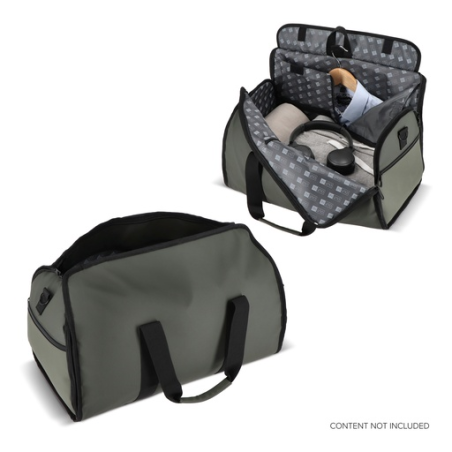 Sac personnalisable de voyage et d'affaire avec housse de vêtement et pochette de chaussure intégrés en PU 210D
