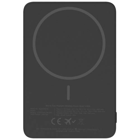 Batterie de secours personnalisable magnétique sans fil de 15&nbsp;W et 5&nbsp;000&nbsp;mAh - Xtorm Go2