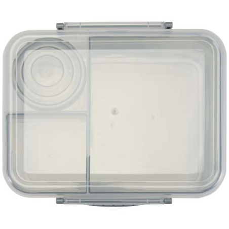 Lunch box personnalisable de 1,45 L avec compartiments et pot à sauce de 150ml