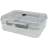 Lunch box personnalisable de 1,45 L avec compartiments et pot à sauce de 150ml Lunch box personnalisable de 1,45 L avec compartiments et pot à sauce de 150ml
