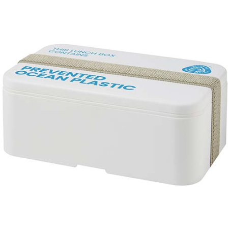 Lunch box personnalisable MIYO&nbsp;POP de 700&nbsp;ml à 50% en PP recyclé certifié Prevented Ocean Plastic - Made in Europe