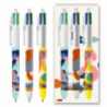 Coffret BIC® personnalisable avec 3 stylos 4 couleurs au choix en impression numérique