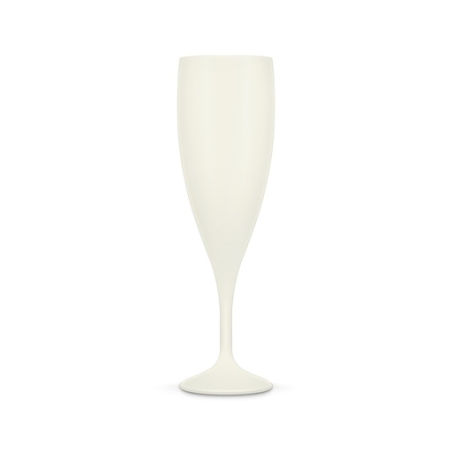 Flute à champagne personnalisable réutilisable en biocopomosite 14 cl Ras Bord