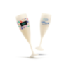 Flute à champagne personnalisable réutilisable en biocopomosite 14 cl Ras Bord